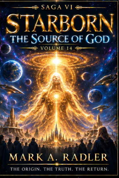 Starborn: The Source of God by Mark A. Radler, book cover