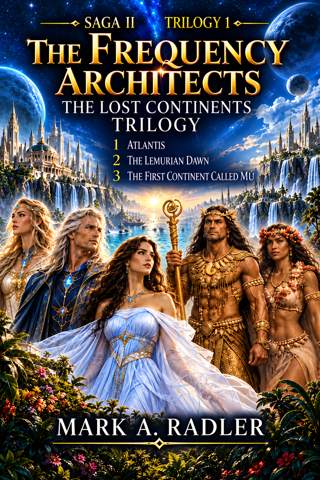 The Frequency Architects Trilogy: The Lost Continents by Mark A. Radler, book cover