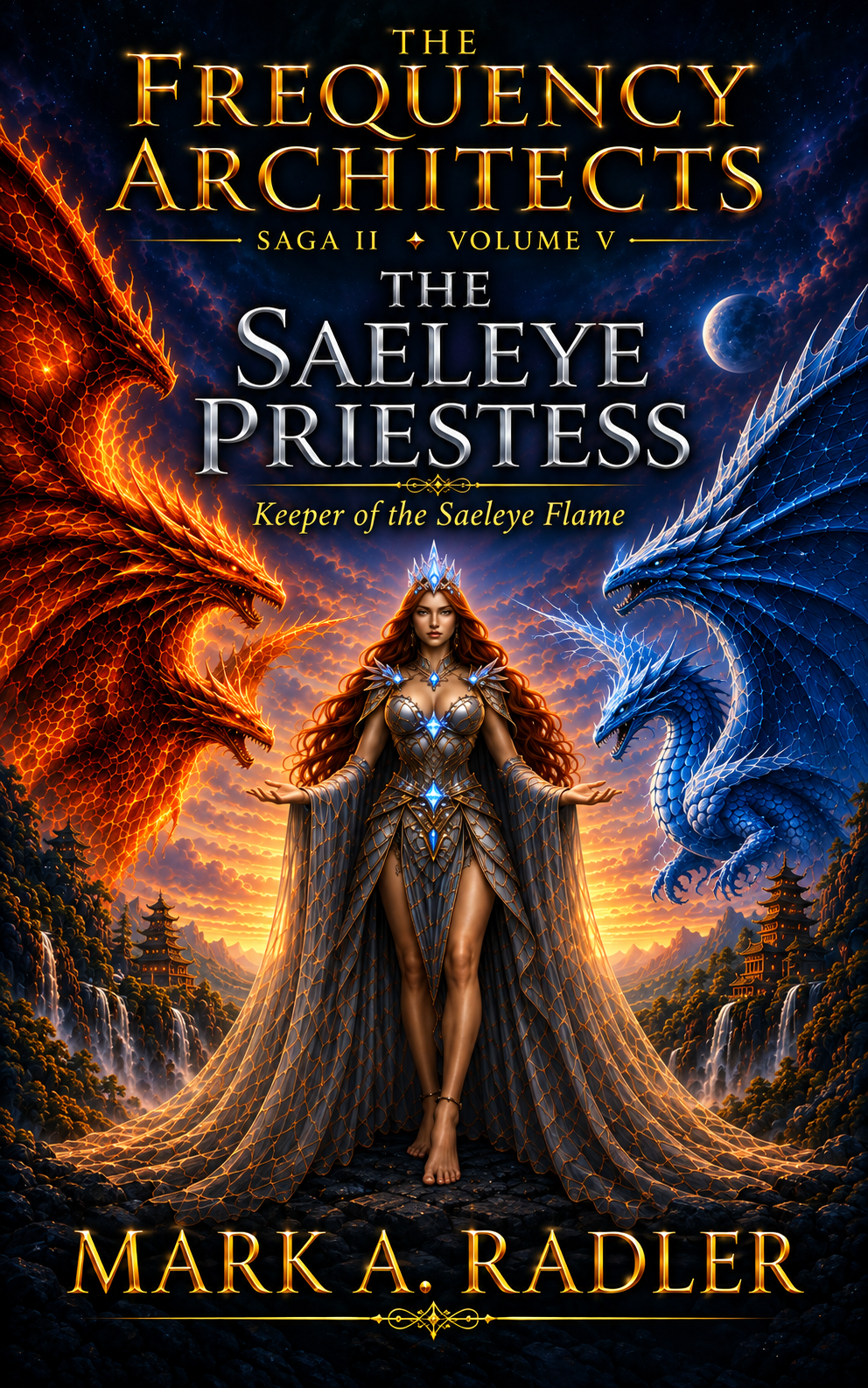 The Frequency Architects: Saeleye Priestess by Mark A. Radler, book cover