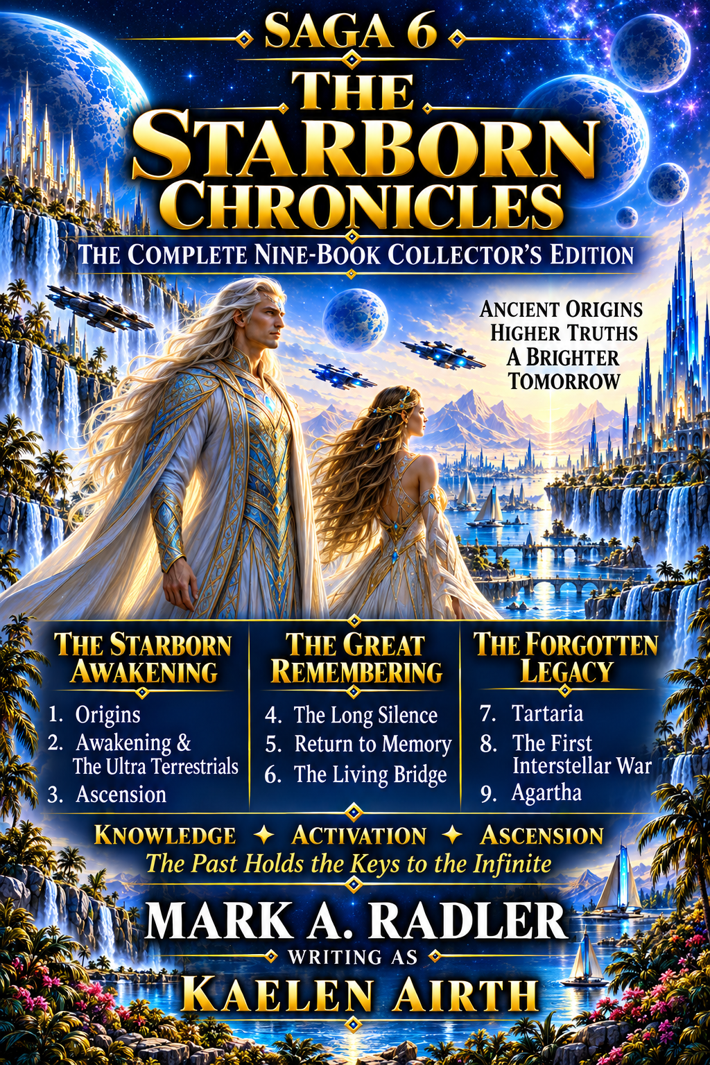 The Starborn Chronicles by Mark A. Radler, book cover