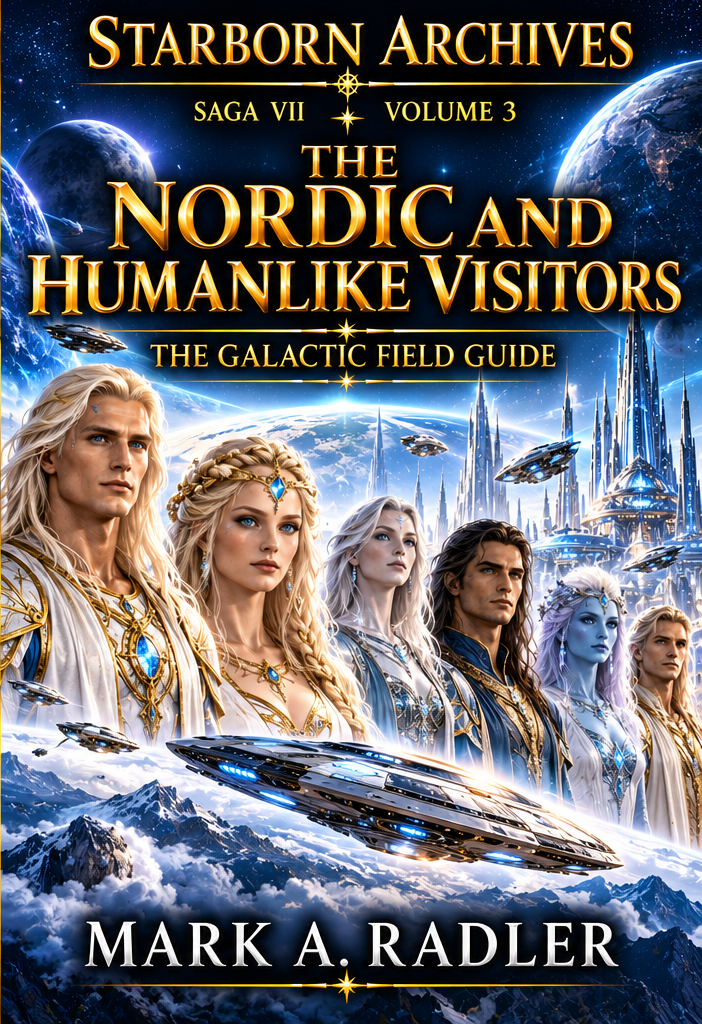 Starborn Archives: The Nordic and Humanlike Visitors by Mark A. Radler, book cover