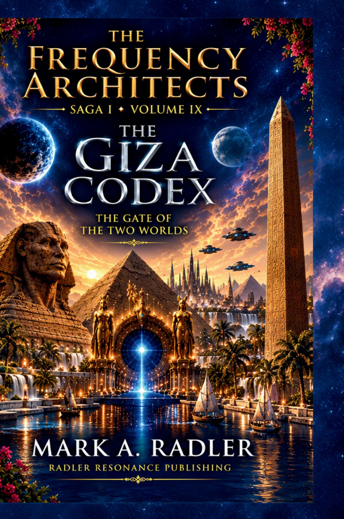 The Frequency Architects: The Giza Codex by Mark A. Radler, book cover