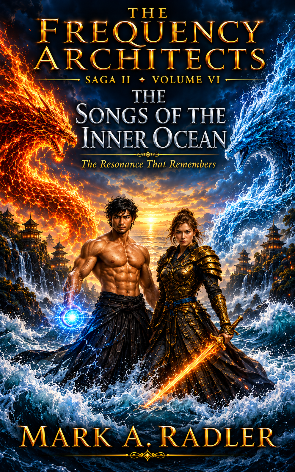 The Frequency Architects: The Songs of the Inner Ocean by Mark A. Radler, book cover