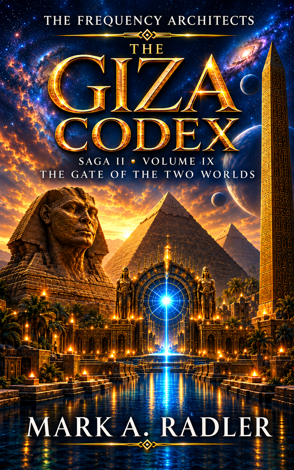 The Frequency Architects: The Giza Codex by Mark A. Radler, book cover