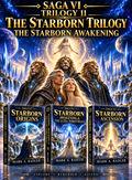 The Starborn Trilogy: Awakening by Mark A. Radler, book cover
